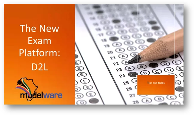 The New Exam Platform: D2L