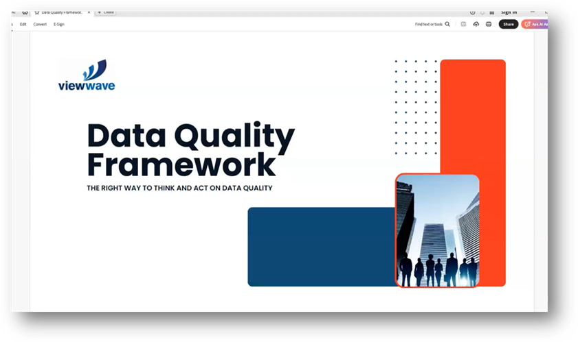 A practical look at a Data Quality Framework with Johan du Pisanie ...