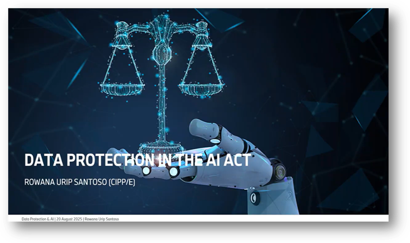 AI Meets Privacy: Navigating GDPR and the EU AI Act with Rowana Urip ...